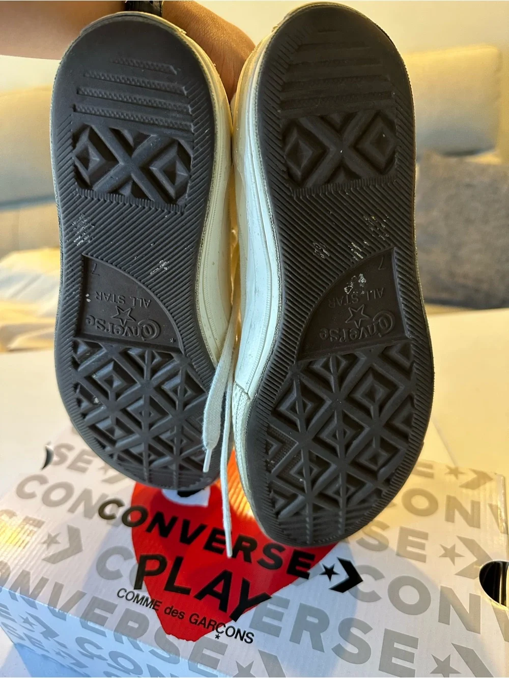 Converse x CDG Men’s Size 7 - Picture 5 of 6